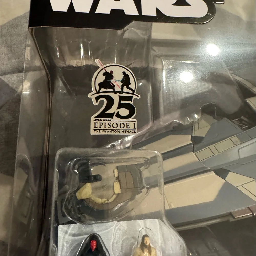 STAR WARS MICRO GALAXY SQUADRON SITH INFILTRATOR #0152 Qui Gon + DARTH MAUL MIB